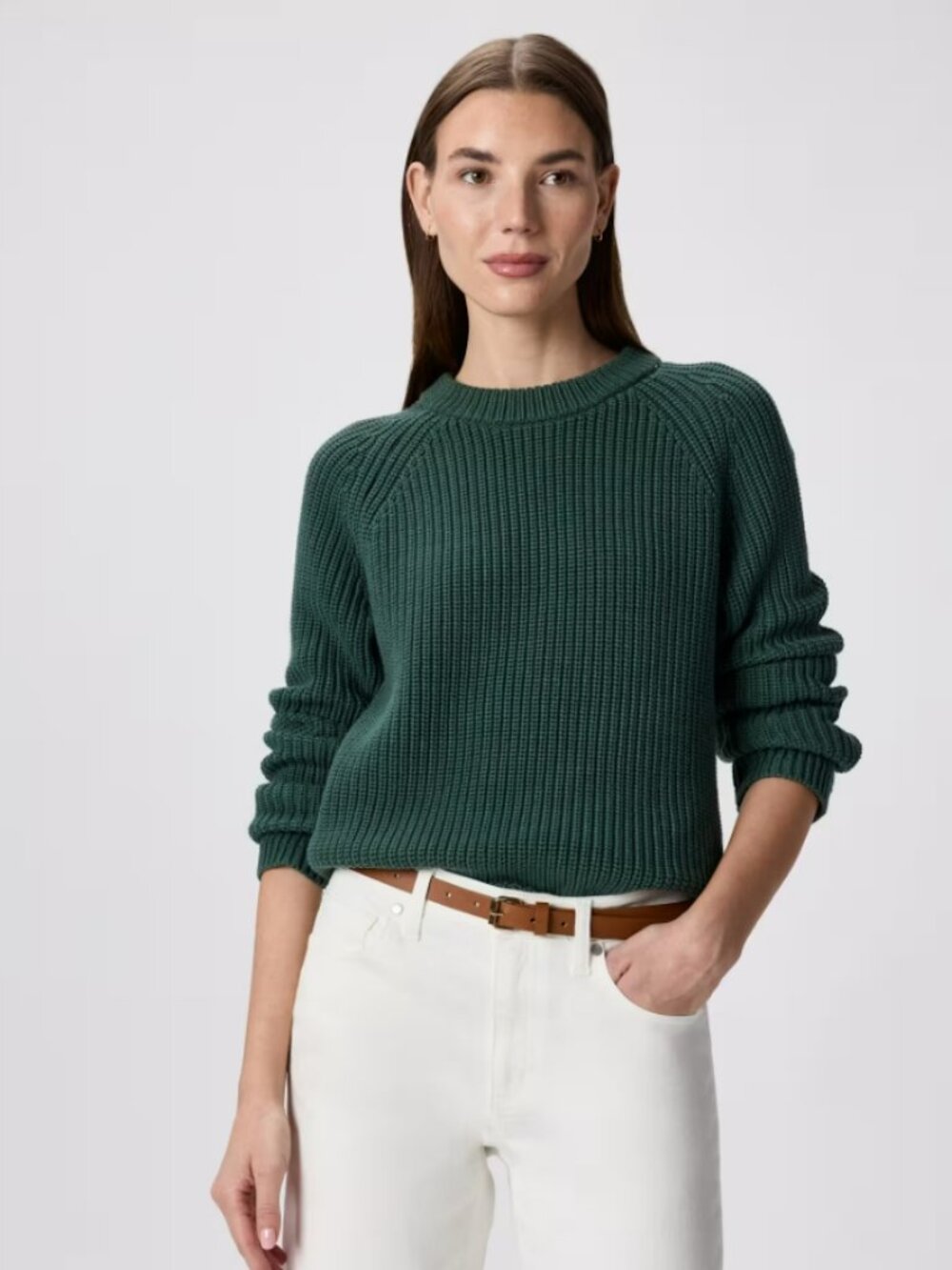 Quince 100% Organic Cotton Fisherman Crew Sweater XL Scandi Preppy